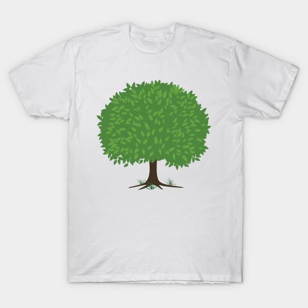 Great Leafy Tree T-Shirt by SWON Design